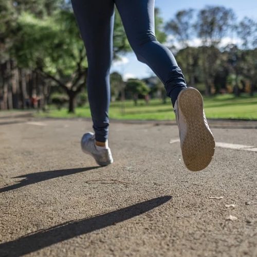 Image of a woman running