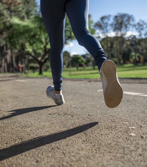 Image of a woman running